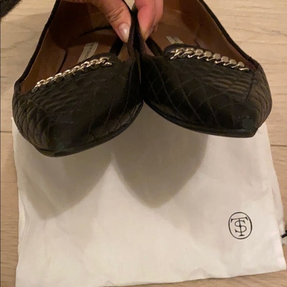 Tabitha Simmons flats chain detail 39.5 - Picture 4 of 5